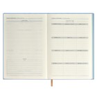 Ежедневник недатированный А5, 120 листов ESCALADA, мягкий переплёт, искусственная кожа "Наппа", тиснение фольгой, белый офсет 70 г/м², голубой 9952816 - фото 16447212