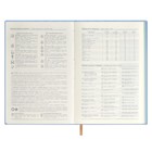 Ежедневник недатированный А5, 120 листов ESCALADA, мягкий переплёт, искусственная кожа "Наппа", тиснение фольгой, белый офсет 70 г/м², голубой 9952816 - фото 16447208