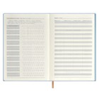 Ежедневник недатированный А5, 120 листов ESCALADA, мягкий переплёт, искусственная кожа "Наппа", тиснение фольгой, белый офсет 70 г/м², голубой 9952816 - фото 16447209