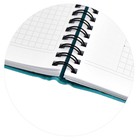 Записная книжка А5 96 листов в клетку ESCALADA, мягкий переплёт, искусственная кожа "Джинс", тиснение фольгой, белый офсет 70 г/м², коричневый - фото 24176696