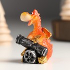 Сувенир полистоун "Дракон с монетами и пушкой" МИКС 5,8х4х5,6 см - Фото 5