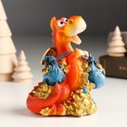 Копилка полистоун "Дракон с сокровищами" МИКС 8,3х7х11,5 см - фото 22993712