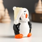Сувенир керамика "Пингвин в шапке-колпаке с помпошками" МИКС 3,7х2,8х6 см - Фото 3