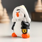 Сувенир керамика "Пингвин в шапке-колпаке с помпошками" МИКС 3,7х2,8х6 см - Фото 5