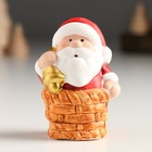 Сувенир керамика "Дед Мороз" МИКС 4,2х2,8х7 см - Фото 2