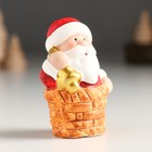 Сувенир керамика "Дед Мороз" МИКС 4,2х2,8х7 см - Фото 3