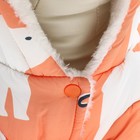 Комбинезон "Стиляга", размер XS (ДС 21 см, ОШ 25 см, ОГ 35 см)  белый/оранжевый - фото 7583040