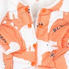 Комбинезон "Стиляга", размер 2XL (ДС 41 см, ОШ 45 см, ОГ  60 см)  белый/оранжевый - Фото 12