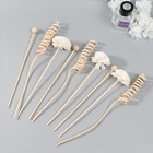 Палочки для аромадиффузора из ротанга «Белые цветы», набор 9 шт. - Фото 1