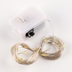 Алмазная вышивка на раме с частичным заполнением «Новогодняя ночь» 20×30, с гирляндой - Фото 8