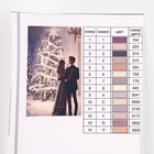 Алмазная вышивка на раме с частичным заполнением «Новогодняя ночь» 20×30, с гирляндой - Фото 9