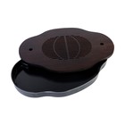 Чабань для чайной церемонии ДЖЕКИЧАЙ, 45×31×3.8 см, бамбук, чёрный поддон - Фото 3