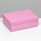 Коробка складная «Розовая», 21 х 15 х 7 см - фото 320279678