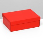 Коробка складная «Красная», 21 х 15 х 7 см - фото 320279682