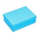 Коробка складная «Голубая», 21 х 15 х 7 см - Фото 2