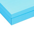 Коробка складная «Голубая», 21 х 15 х 7 см - Фото 3
