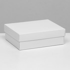 Коробка складная, крышка-дно, белая, 16,5 х 12,5 х 5,2 см - фото 320279782