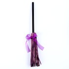 Метла ведьмочки 37см, цвет фиолетовый - фото 11258651