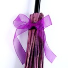 Метла ведьмочки 37 см, цвет фиолетовый - фото 29801778