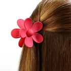 Краб для волос цветок "Самой лучшей", 7.5 х 3.5 см - фото 7820139
