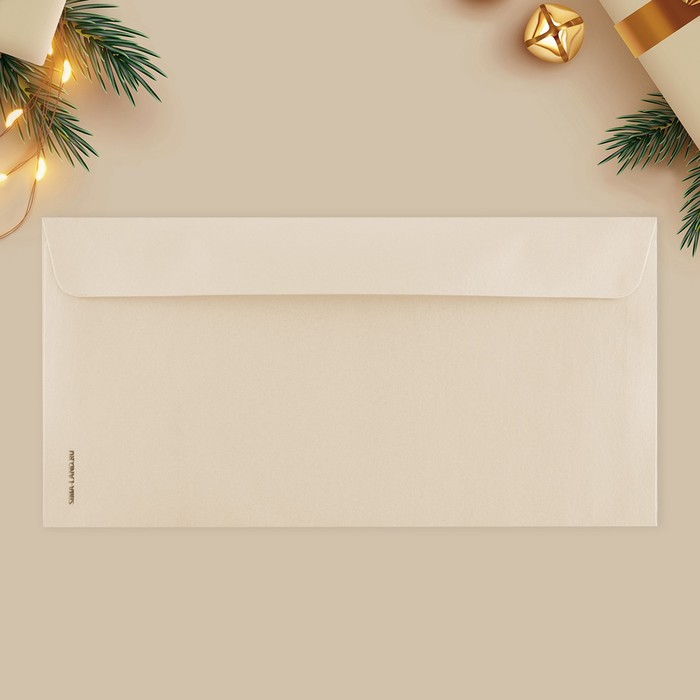 Набор подарочных конвертов «С Новым годом», 10 штук, тиснение, 22 х 11 см