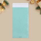 Подарочный конверт, «Снежинки», тиснение, дизайнерская бумага, 11 х 22 см - фото 24589801