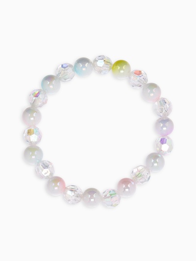 Браслет детский «Выбражулька» гранёные кристаллы, d=5 см фиолетовый