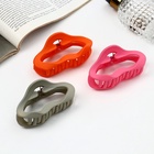 Крабик для волос «Леона», овал геометрия матовый, 8.5 см, МИКС 9887855