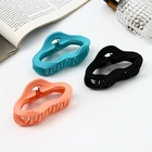 Крабик для волос «Леона», овал геометрия матовый, 8.5 см, МИКС 9887855