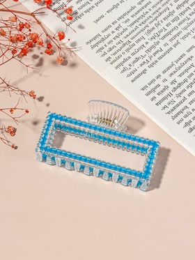 Крабик для волос «Хелен колор», прямой, 9 см, МИКС (комплект 12 шт)