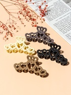 Крабик для волос «Леона», сердца матовый, 10 см, МИКС - Фото 5