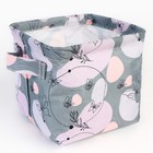 Органайзер для хранения, кофр для белья водонепроницаемый «Нежность», 14,5 х 13,7 х 14 см. - Фото 3