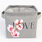 Органайзер для хранения белья, кофр водонепроницаемый LOVE, 14.5×13.7×14 см - Фото 2