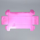 Кондитерская упаковка, коробка для кекса с PVC крышкой, «Розовая», 30 х 8 х 11 см - Фото 4