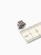 Шарм «Корона», розовый в чернёном серебре 9897124