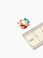 Шарм «Кошечка» русалка, морской в розовом золоте - Фото 3