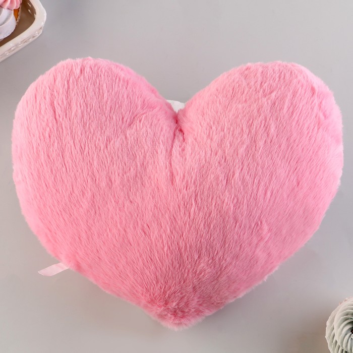 Мягкая игрушка «Сердце», цвет розовый - фото 1907876330