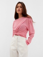 Лонгслив женский в полоску MIST onesize, розовый 9905596