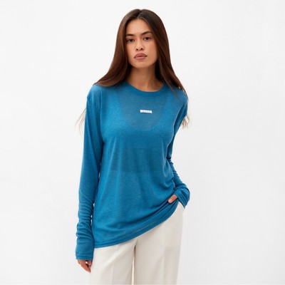 Лонгслив женский MIST, размер onesize, синий