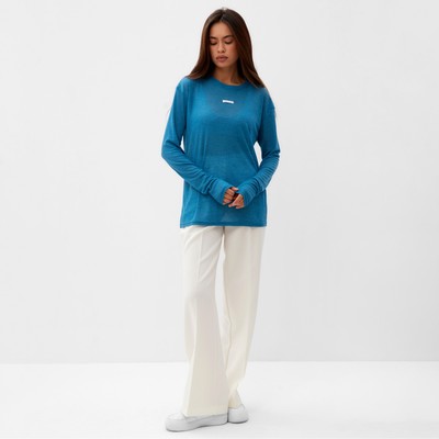 Лонгслив женский MIST, размер onesize, синий