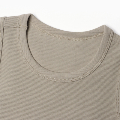 Топ в рубчик женский MIST, onesize, бежевый