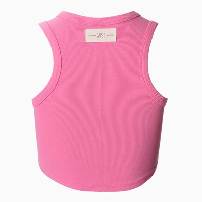 Топ в рубчик женский MIST, onesize, розовый