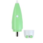 Детская электрическая зубная щетка LP-010, вибрационная, 30000 дв/мин, 2 насадки, зеленая - Фото 4
