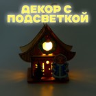 Новый год. Световой декор «Новогодний дом Снегурочки», 5,9 × 8,3 × 7,5 см, МИКС - фото 5265722