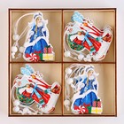 Подвески «Дед Мороз и Снегурочка», набор 12 шт., МИКС - Фото 2