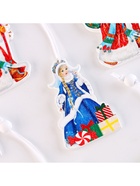 Подвески «Дед Мороз и Снегурочка», набор 12 шт., МИКС - Фото 6