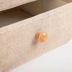 УЦЕНКА Короб «Франческа», 2 выдвижных ящика, 22×22×20.5 см, бежевый 10115411