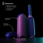 УЦЕНКА Щётка для удаления шерсти и волос с одежды и мебели с ручкой 33×7.5×5 см, цвет синий - Фото 4