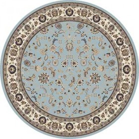 Ковёр круглый Valencia deluxe, размер 200x200 см, цвет l.blue-brown