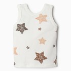 Майка Bloom Baby Звездочки без рукавов, р. 80 см, бежевый - фото 24305396